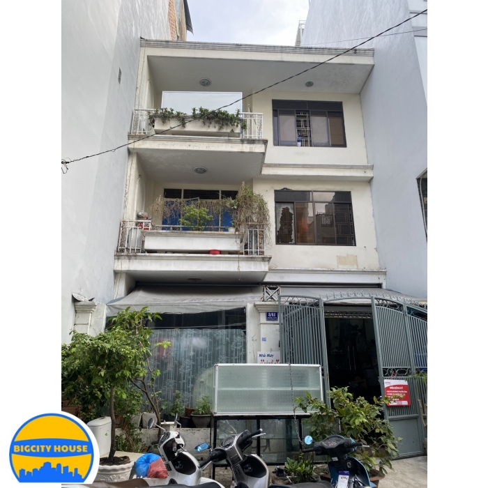 BÁN NHÀ HẺM XE TẢI THÀNH THÁI 7M X 18M 121M2 25.5 TỶ