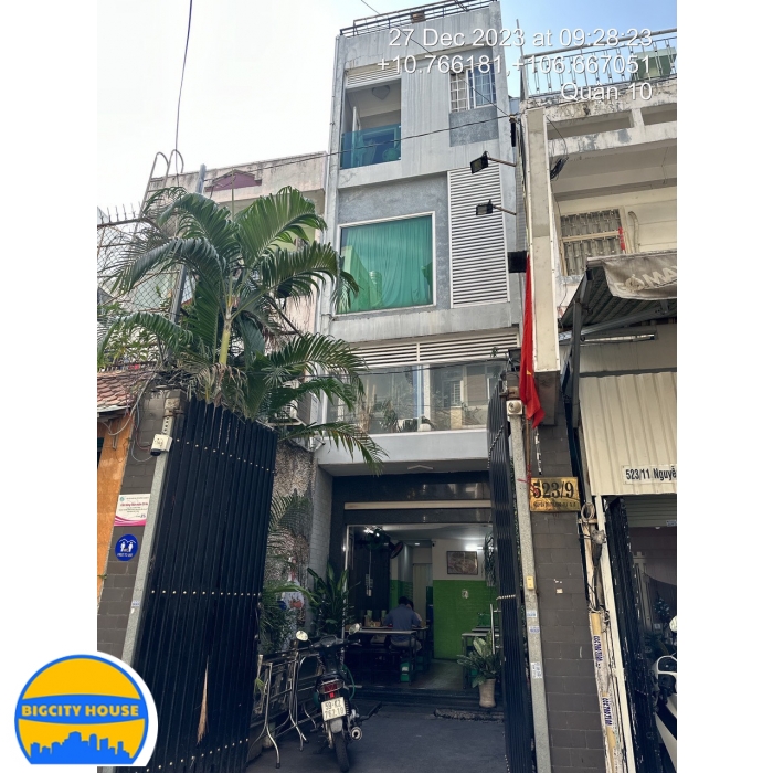 BÁN NHÀ HẺM XE HƠI ĐƯỜNG NGUYỄN TRI PHƯƠNG , QUẬN 10
