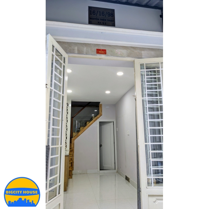 Bán nhà hẻm Nguyễn Thiện Thuật P.2 Q.3 